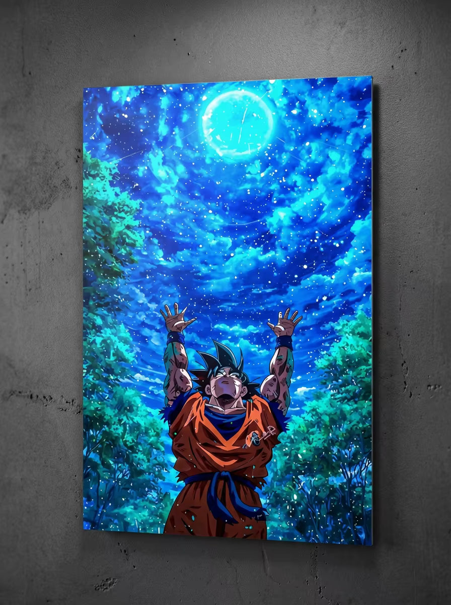 "Hope of the Universe" – Goku Metal Poster