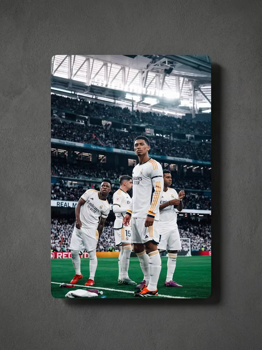 "Madrid's New Era" – Jude Bellingham Edition Metal Poster