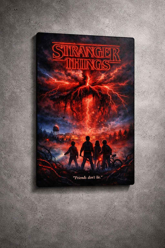 "The Upside Down" – Stranger Things Edition Metal Poster