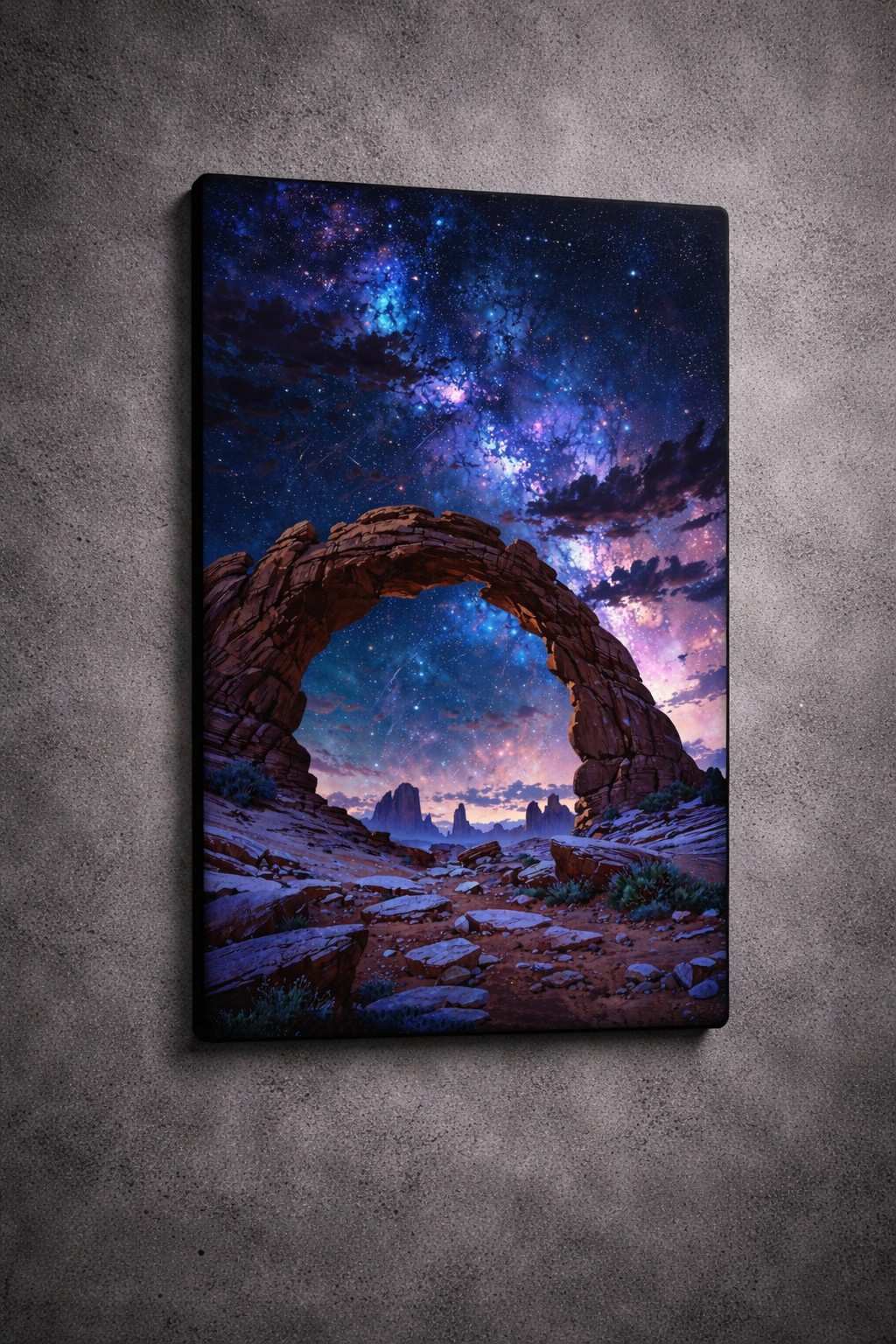 "Celestial Arch" – Cosmic Edition Metal Poster