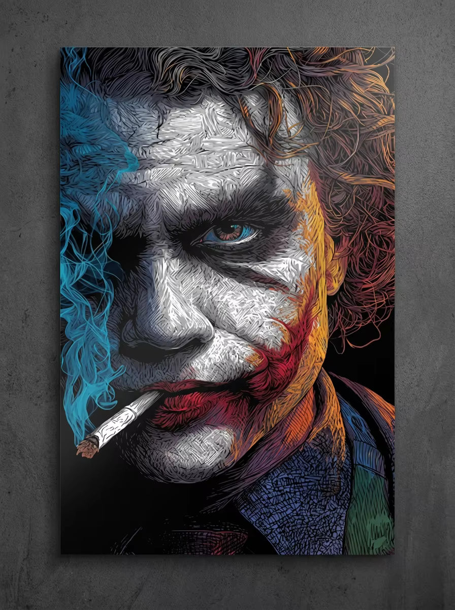 "Agent of Chaos" – Joker Metal Poster