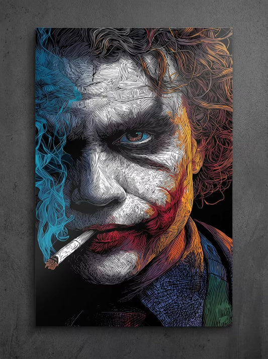 "Agent of Chaos" – Joker Metal Poster