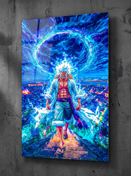 "Warrior of Liberation" – Luffy Metal Poster