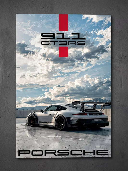 "Apex Predator" – Porsche 911 GT3 RS Metal Poster
