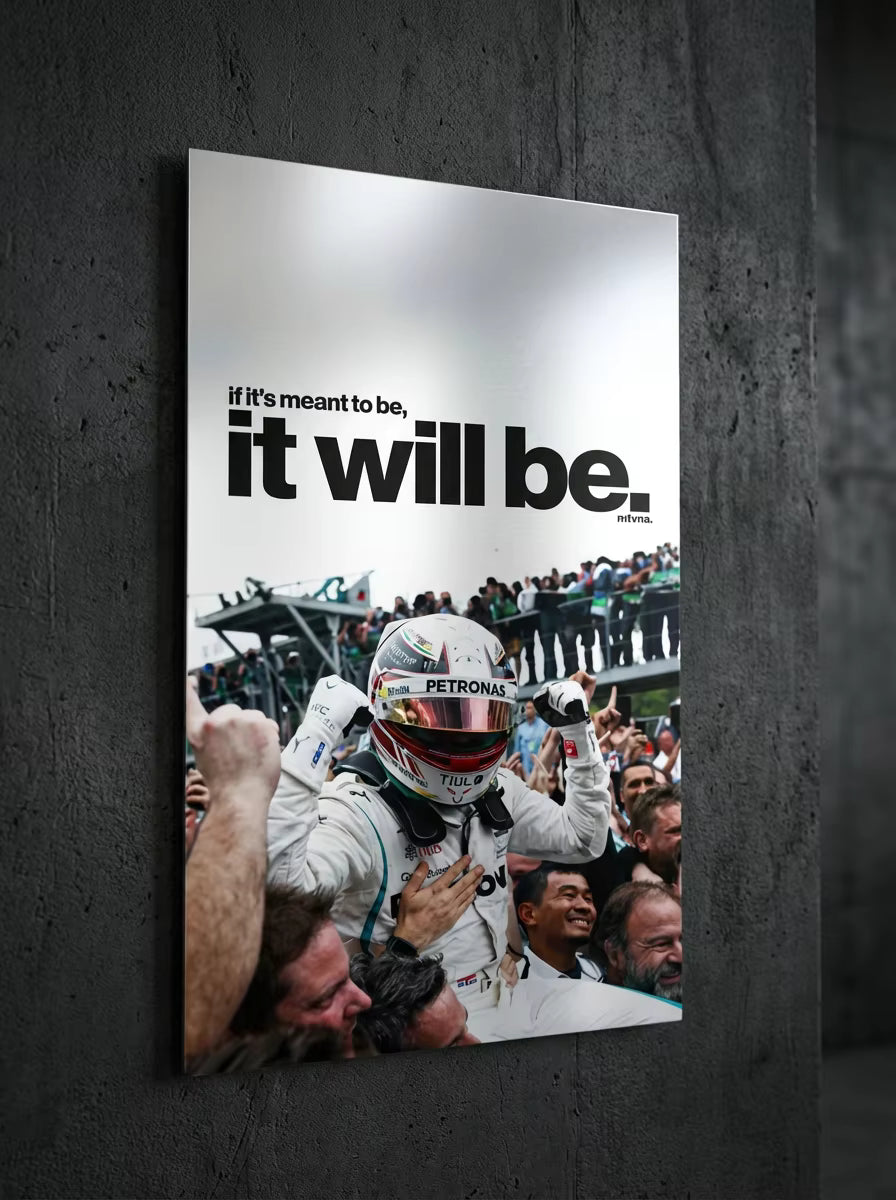 "It Will Be" –  Championship Moment Metal Poster