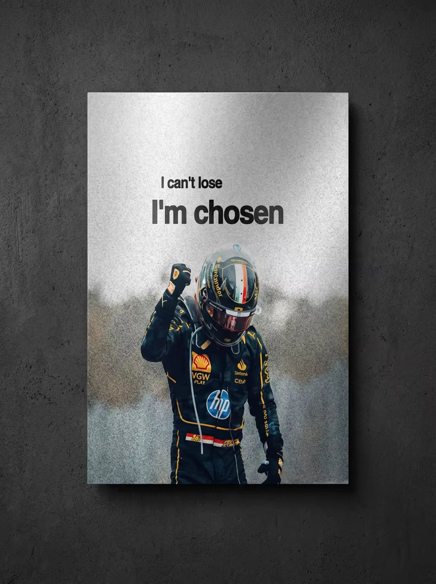 "Chosen" – F1 Victory Edition Metal Poster
