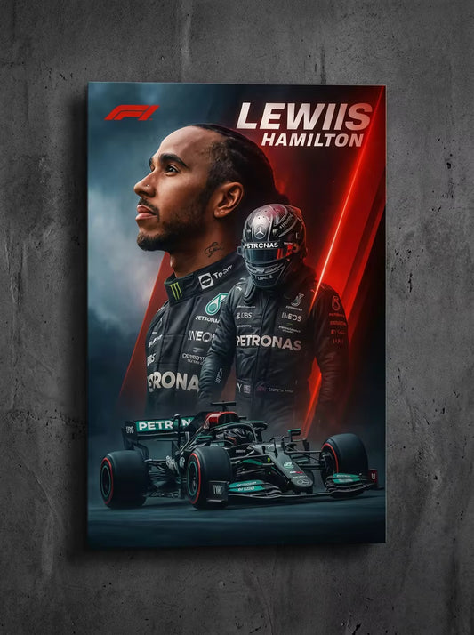 "Seven-Time Mindset" – Hamilton Edition Metal Poster