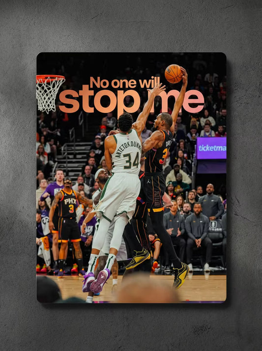 "Relentless" – NBA Playoff Edition Metal Poster