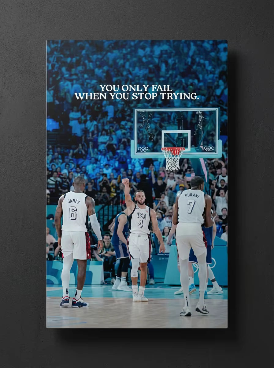 "The Gold Standard" – NBA Legends Metal Poster